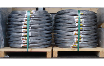 Fil lisse cloture - fil de fer torsade galvanisé pour cloture