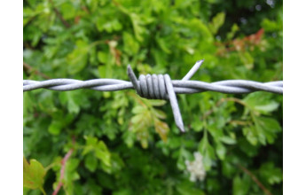 fil de fer barbelé ronce avec 4 picots tous les 10 cm pour une efficacité à la protection de votre ferme ou de votre pature